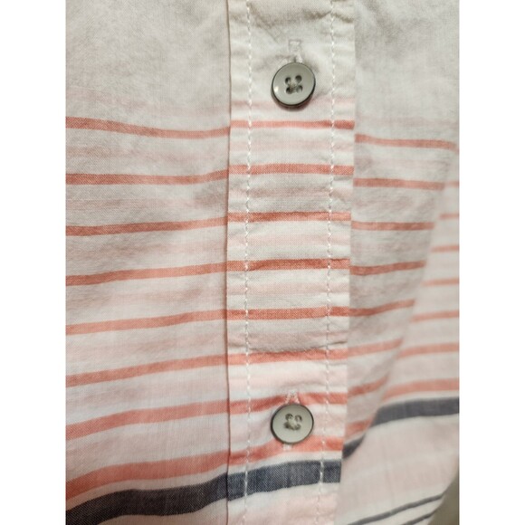 A New Approach Womens XL Pink Shirt Button up Stripes Preppy Feminine Soft Girl - Picture 5 of 16